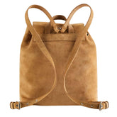 Patrizia Pepe - Zaino IM(PERFECTION) scamosciato con tasca zip, Beige